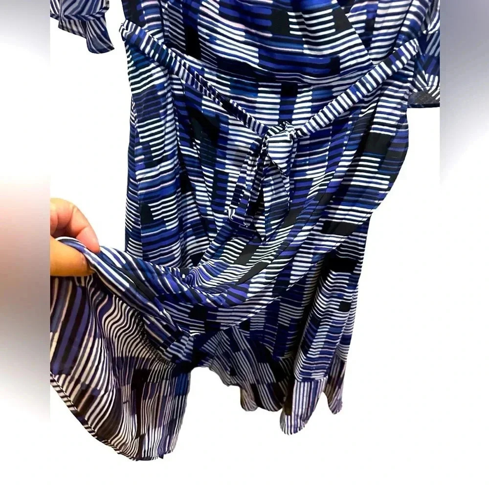 City Chic Isabela print dress size 18/M - Picture 10 of 13